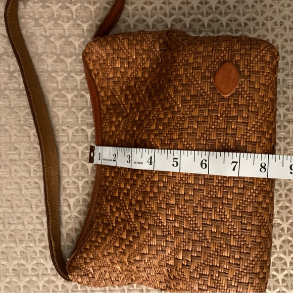 Vintage The Trend Purse Brown woven Straw shoulder bag - Picture 5 of 10
